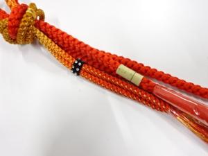未使用品　正絹　手組帯締め